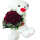 Peluş Ayı ve Gül Buketi
